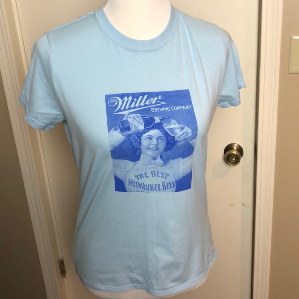Blue miller brewing company T-shirt